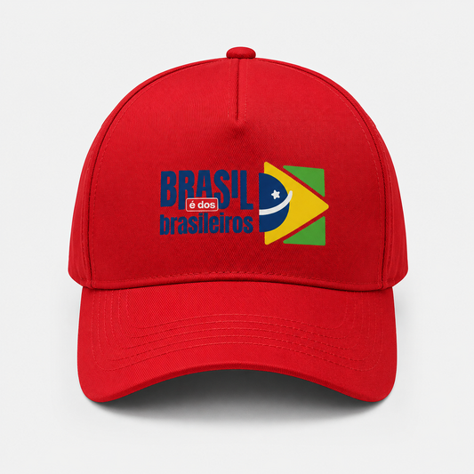 Boné Brasil é dos Brasileiros - Vermelho