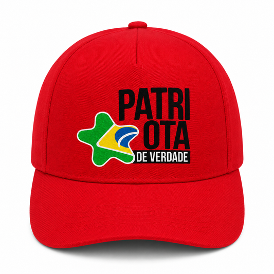 Boné Patriota de Verdade Vermelho