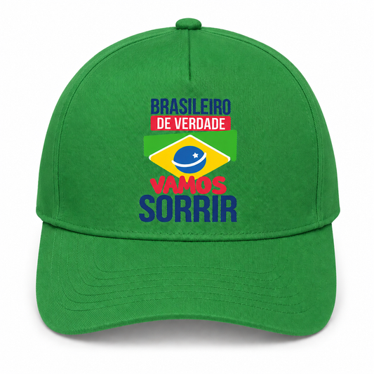 Boné Brasileiro de Verdade Verde