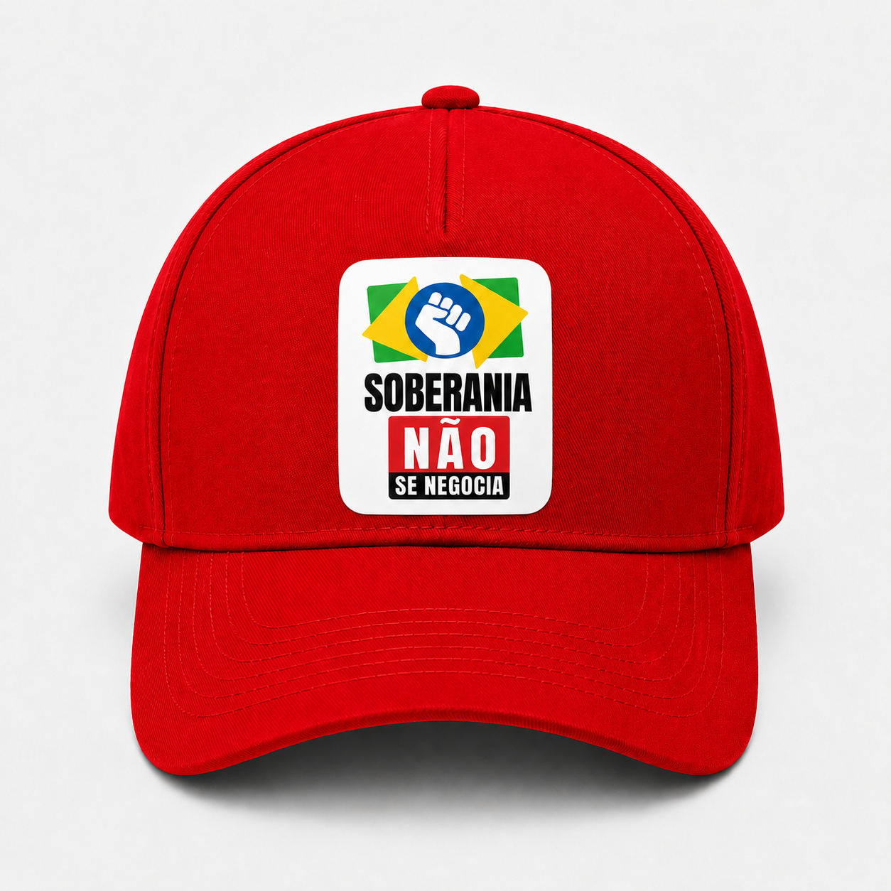 Boné Soberania Não Se Negocia - Vermelho