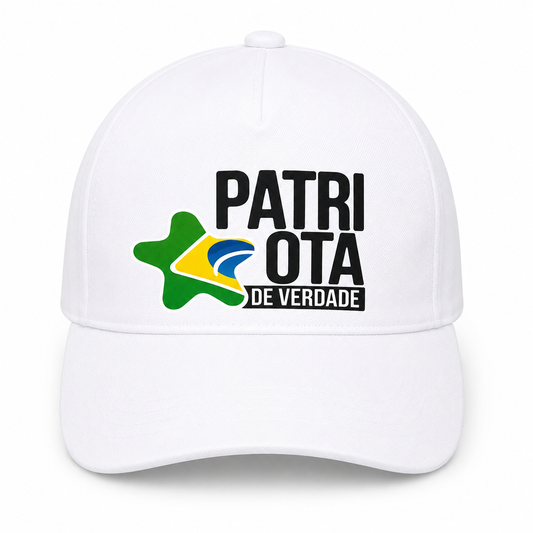 Boné Patriota de Verdade Branco