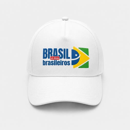Boné Brasil é dos Brasileiros - Branco
